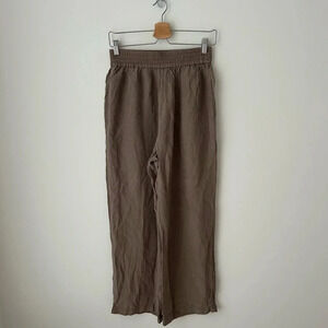 Aritzia Wilfred The Aries 100% Cupro High Waist Pants